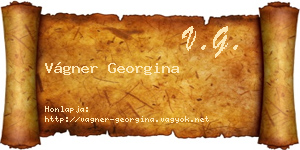 Vágner Georgina névjegykártya