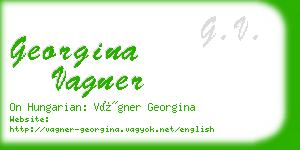 georgina vagner business card
